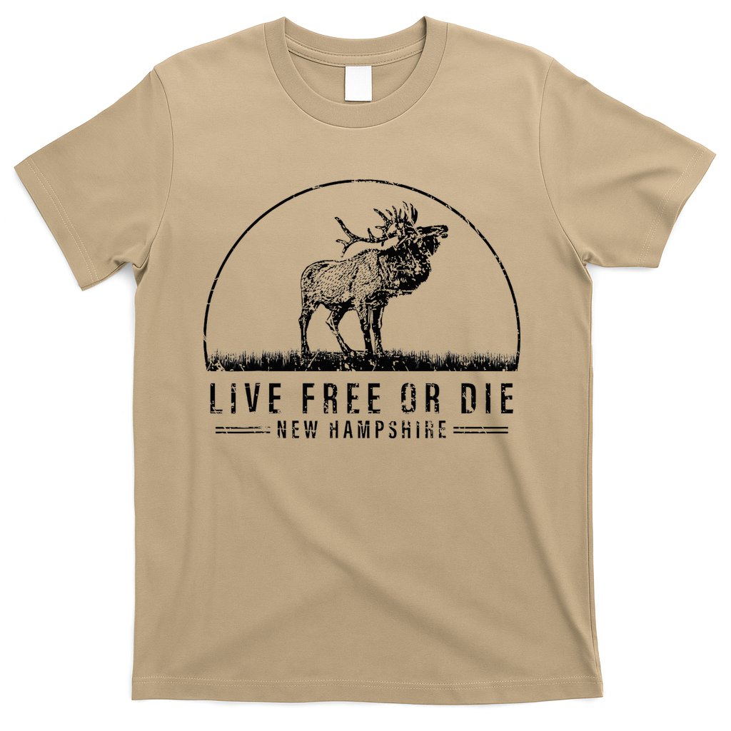 Live Free Or Die New Hampshire Nature Vintage T-Shirt
