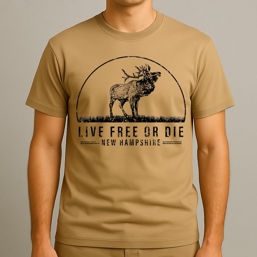 Live Free Or Die New Hampshire Nature Vintage T-Shirt