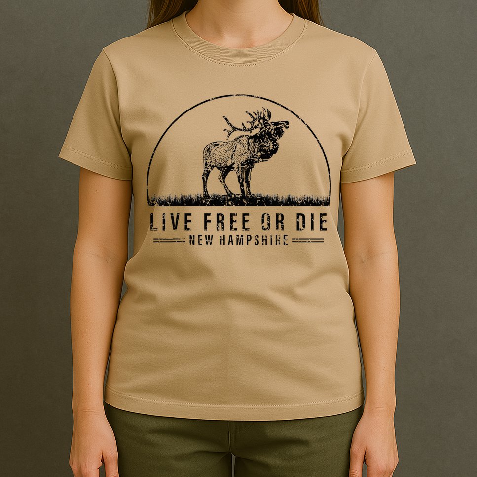 Live Free Or Die New Hampshire Nature Vintage T-Shirt