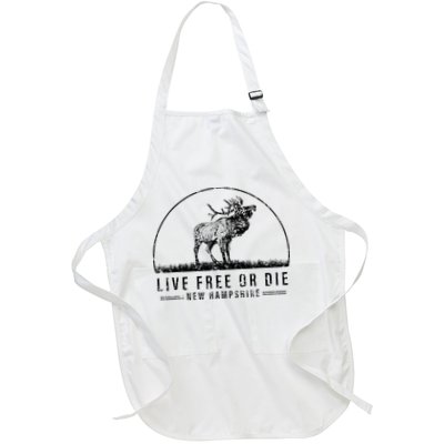 Live Free Or Die New Hampshire Nature Vintage Apron