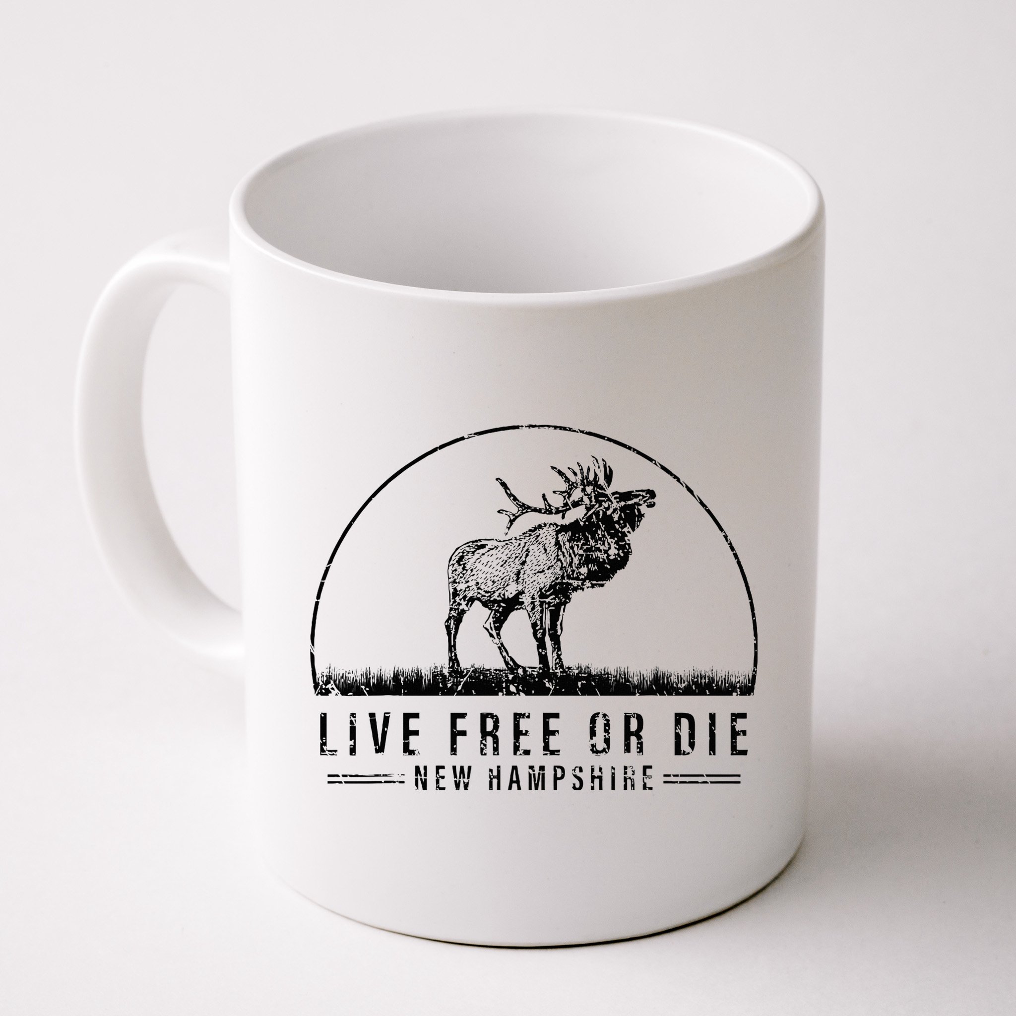Live Free Or Die New Hampshire Nature Vintage Mug