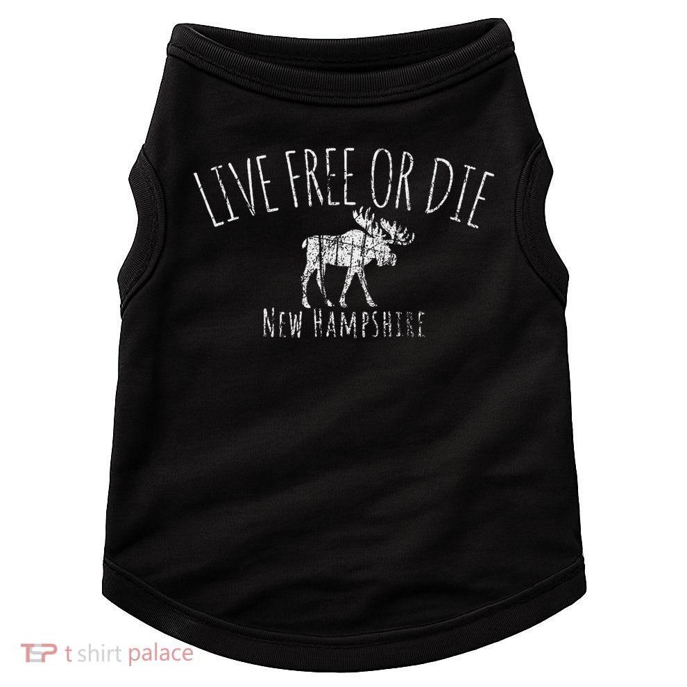 Live Free Or Die New Hampshire Doggie Tank