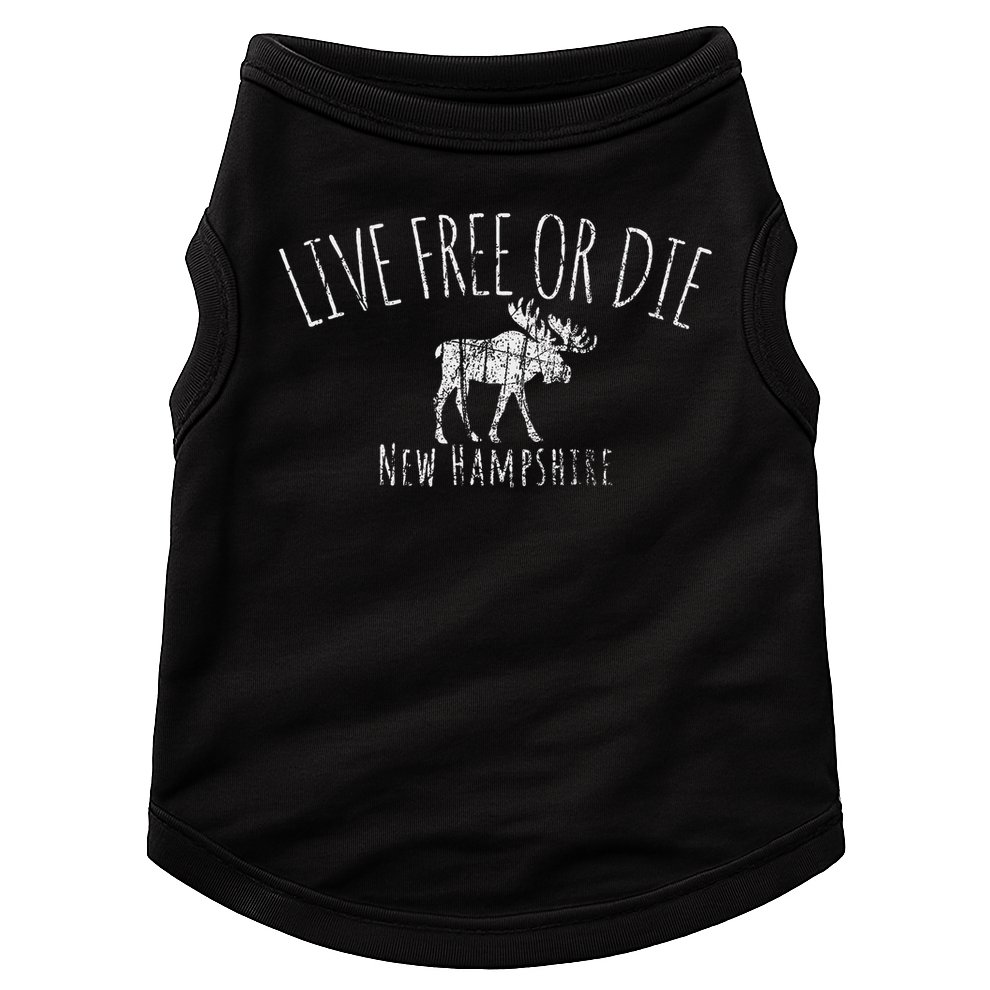 Live Free Or Die New Hampshire Doggie Tank
