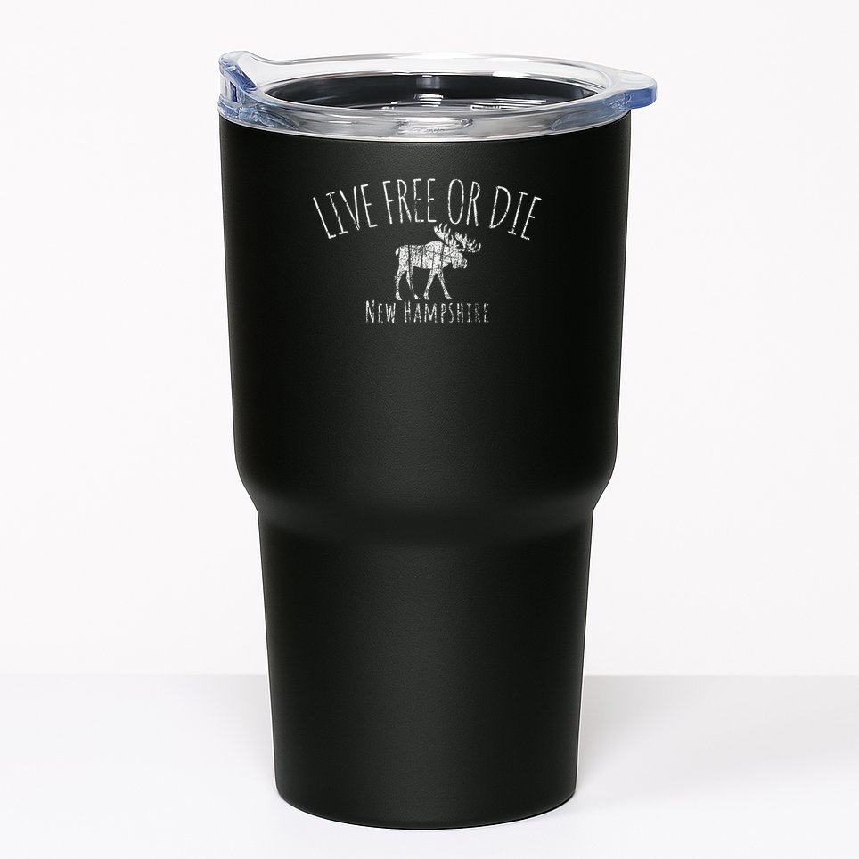 Live Free Or Die New Hampshire Tumbler