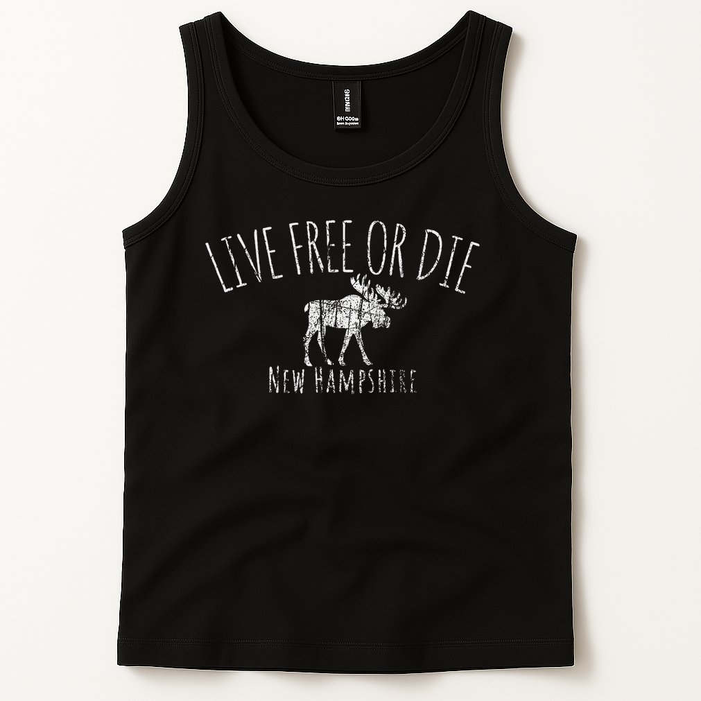 Live Free Or Die New Hampshire Tank Top