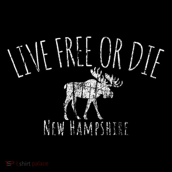 Live Free Or Die New Hampshire Short Acrylic Beanie