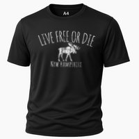 Live Free Or Die New Hampshire Cooling Performance Crew T-Shirt