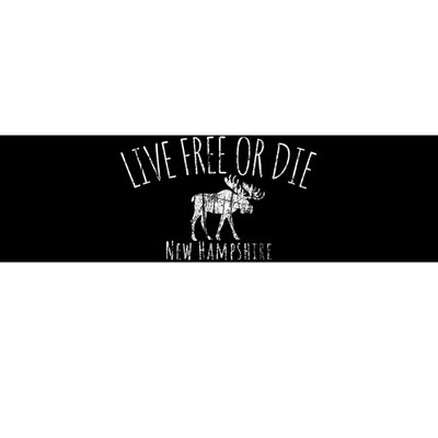 Live Free Or Die New Hampshire Bumper Sticker