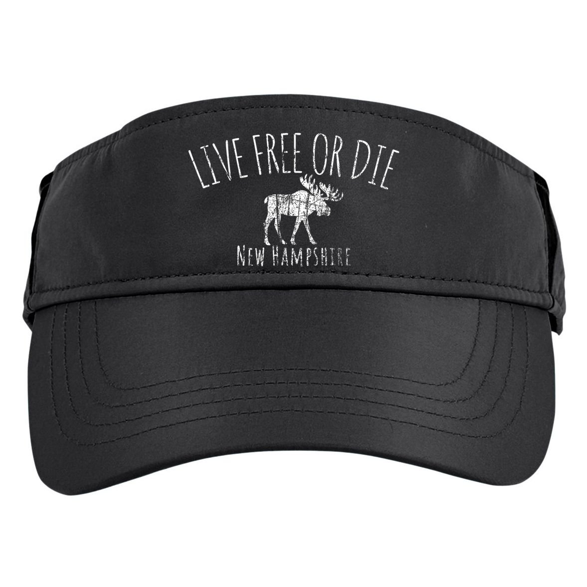 Live Free Or Die New Hampshire Adult Drive Performance Visor