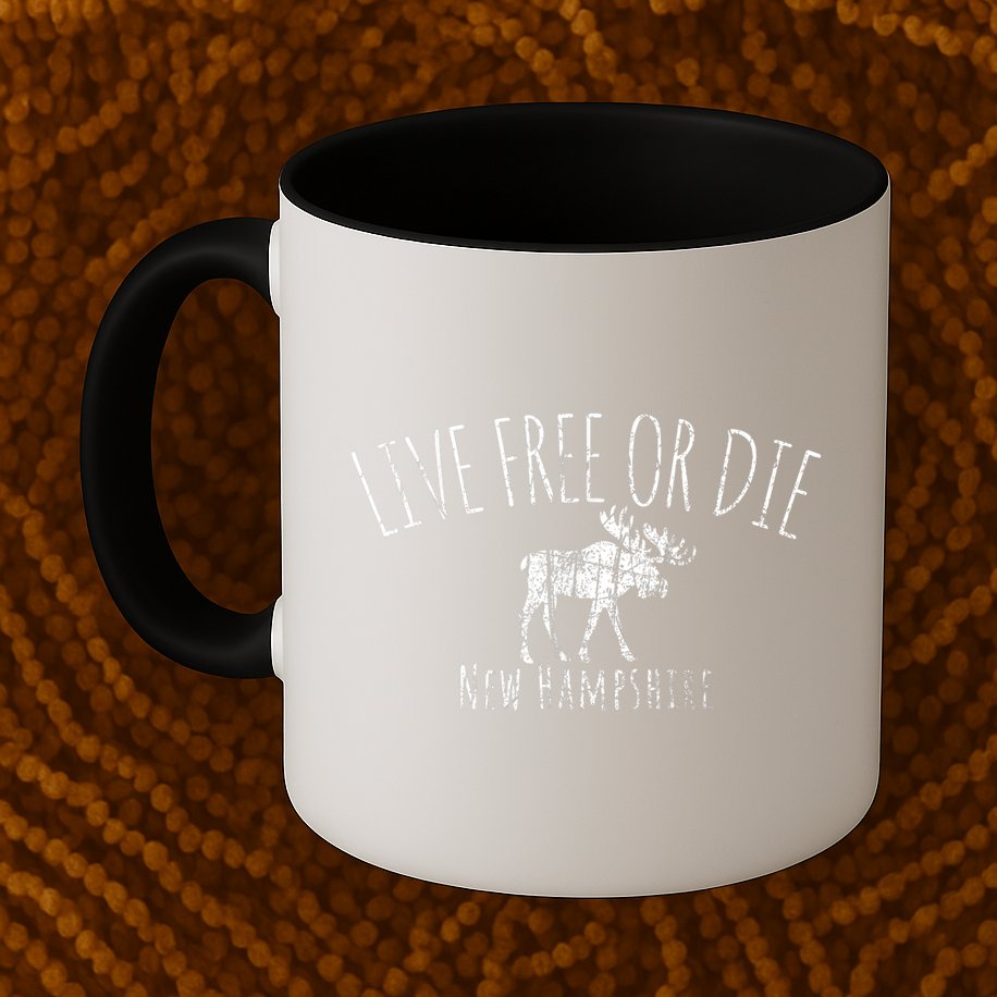 Live Free Or Die New Hampshire Mug