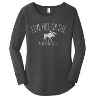 Live Free Or Die New Hampshire Women's Perfect Tri Tunic Long Sleeve Shirt