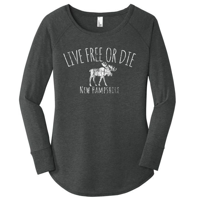 Live Free Or Die New Hampshire Women's Perfect Tri Tunic Long Sleeve Shirt