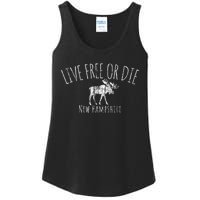 Live Free Or Die New Hampshire Ladies Essential Tank