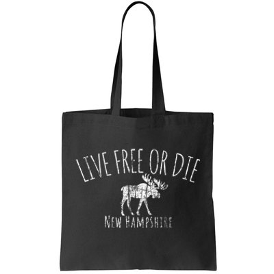 Live Free Or Die New Hampshire Tote Bag