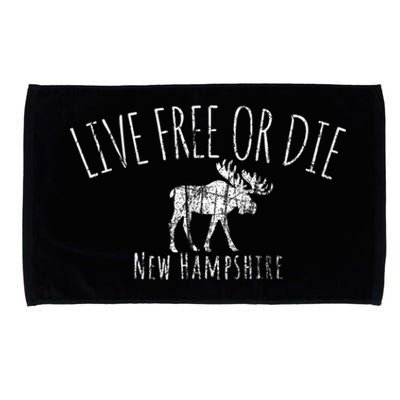 Live Free Or Die New Hampshire Microfiber Hand Towel