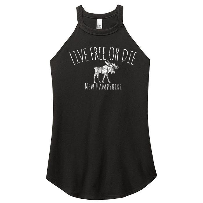 Live Free Or Die New Hampshire Women's Perfect Tri Rocker Tank