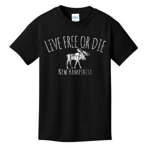 Live Free Or Die New Hampshire Kids T-Shirt