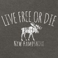 Live Free Or Die New Hampshire Cotton Canvas Backpack