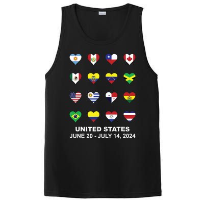 List Flag Of Countries In Copa United States Of America 2024 PosiCharge Competitor Tank