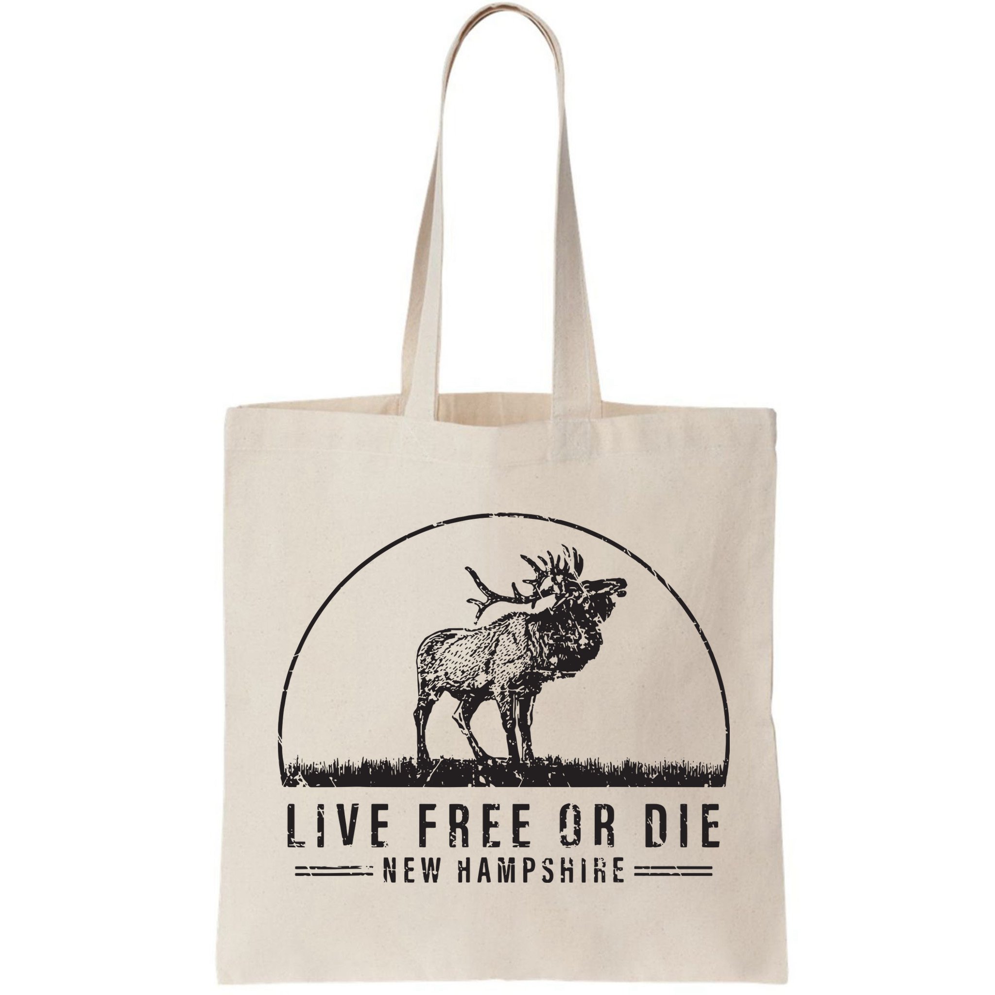 Live Free Or Die New Hampshire Nature Vintage Bag