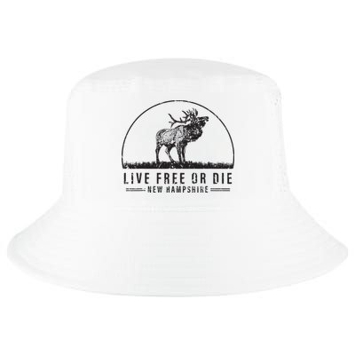 Live Free Or Die New Hampshire Nature Vintage Cool Comfort Performance Bucket Hat