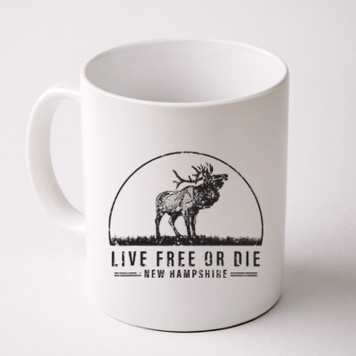 Live Free Or Die New Hampshire Nature Vintage Coffee Mug