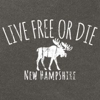 Live Free Or Die New Hampshire Cotton Canvas Backpack