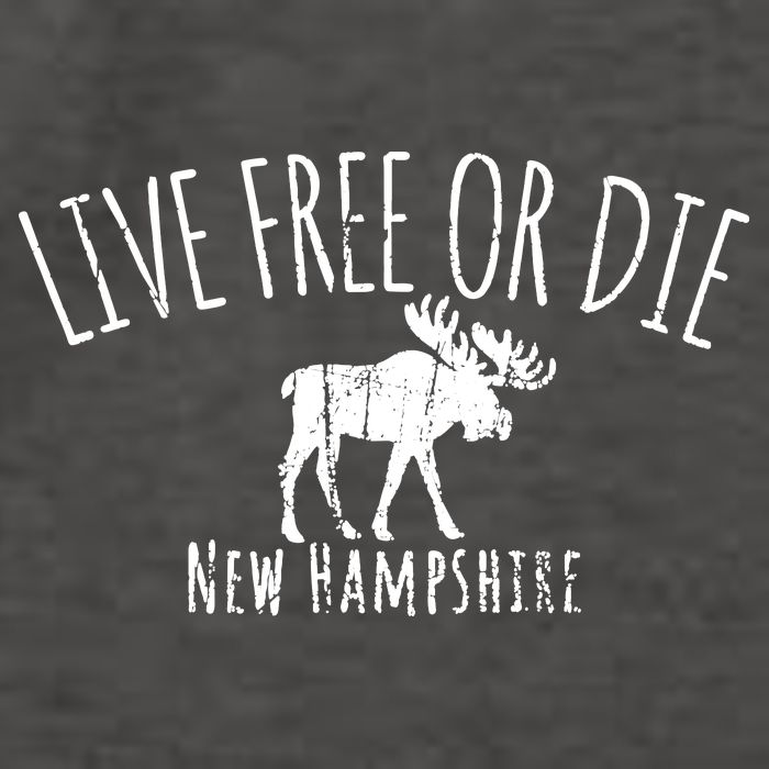 Live Free Or Die New Hampshire Vector Backpack