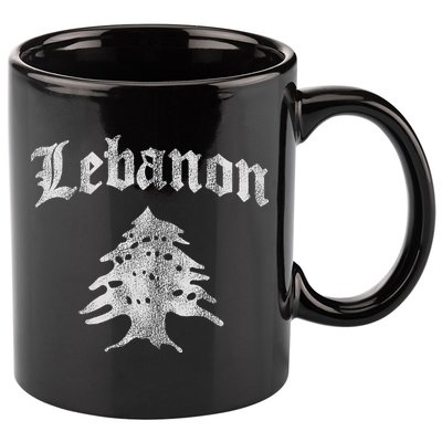 Lebanese Flag Of Lebanon Souvenir 11oz C Handle Ceramic Mug