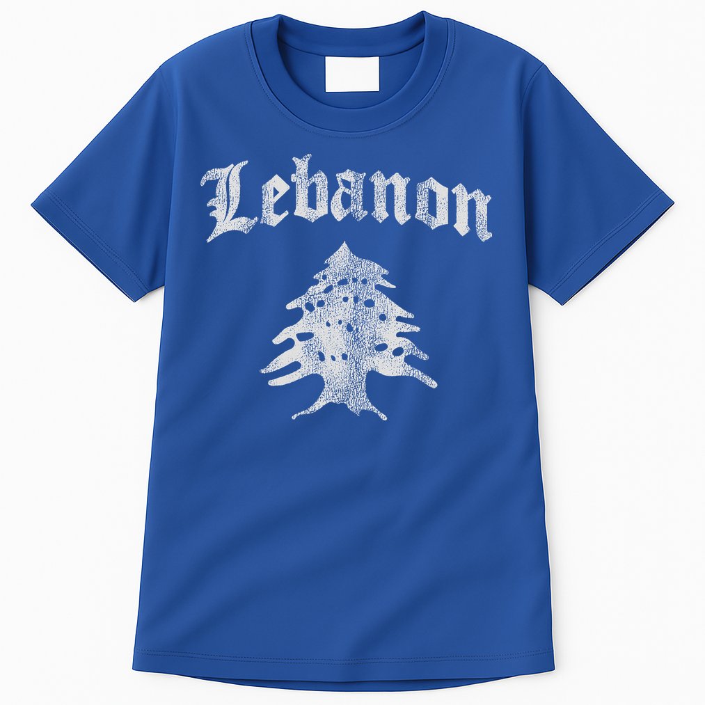 Lebanese Flag Of Lebanon Souvenir Tall T-Shirt