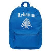 Lebanese Flag Of Lebanon Souvenir 16 in Basic Backpack