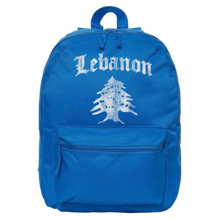 Lebanese Flag Of Lebanon Souvenir 16 in Basic Backpack