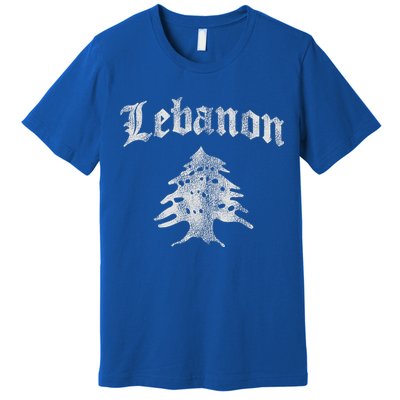 Lebanese Flag Of Lebanon Souvenir Premium T-Shirt