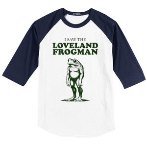 Loveland Frogman Ohio Tourist Visitor Baseball Sleeve Shirt