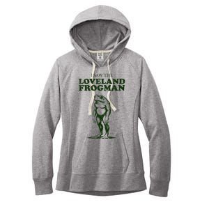 Loveland Frogman Ohio Tourist Visitor Women's Fleece Hoodie