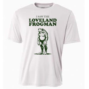 Loveland Frogman Ohio Tourist Visitor Cooling Performance Crew T-Shirt