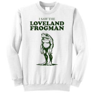 Loveland Frogman Ohio Tourist Visitor Sweatshirt