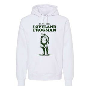 Loveland Frogman Ohio Tourist Visitor Premium Hoodie