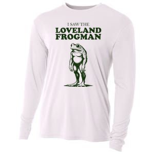 Loveland Frogman Ohio Tourist Visitor Cooling Performance Long Sleeve Crew