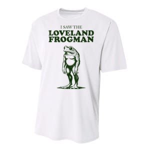 Loveland Frogman Ohio Tourist Visitor Performance Sprint T-Shirt