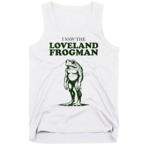 Loveland Frogman Ohio Tourist Visitor Tank Top