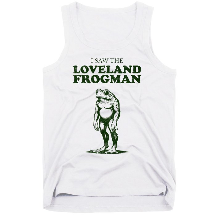 Loveland Frogman Ohio Tourist Visitor Tank Top