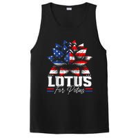 Lotus For Potus Kamala Harris For President Raglan Baseball PosiCharge Competitor Tank