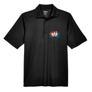 Lotus For Potus Kamala Harris 2024 Trend President Election Men's Origin Performance Pique Polo