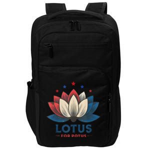 Lotus For Potus Kamala Harris 2024 Trend President Election Impact Tech Backpack