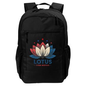 Lotus For Potus Kamala Harris 2024 Trend President Election Daily Commute Backpack