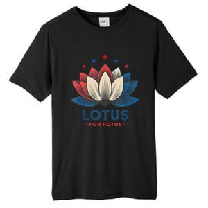 Lotus For Potus Kamala Harris 2024 Trend President Election Tall Fusion ChromaSoft Performance T-Shirt