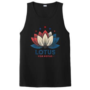 Lotus For Potus Kamala Harris 2024 Trend President Election PosiCharge Competitor Tank