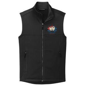 Lotus For Potus Kamala Harris 2024 Trend President Election Collective Smooth Fleece Vest