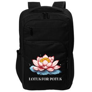 Lotus For Potus Kamala Harris President Campaign 2024 Impact Tech Backpack